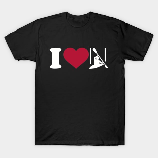 I love canoe slalom T-Shirt by Designzz